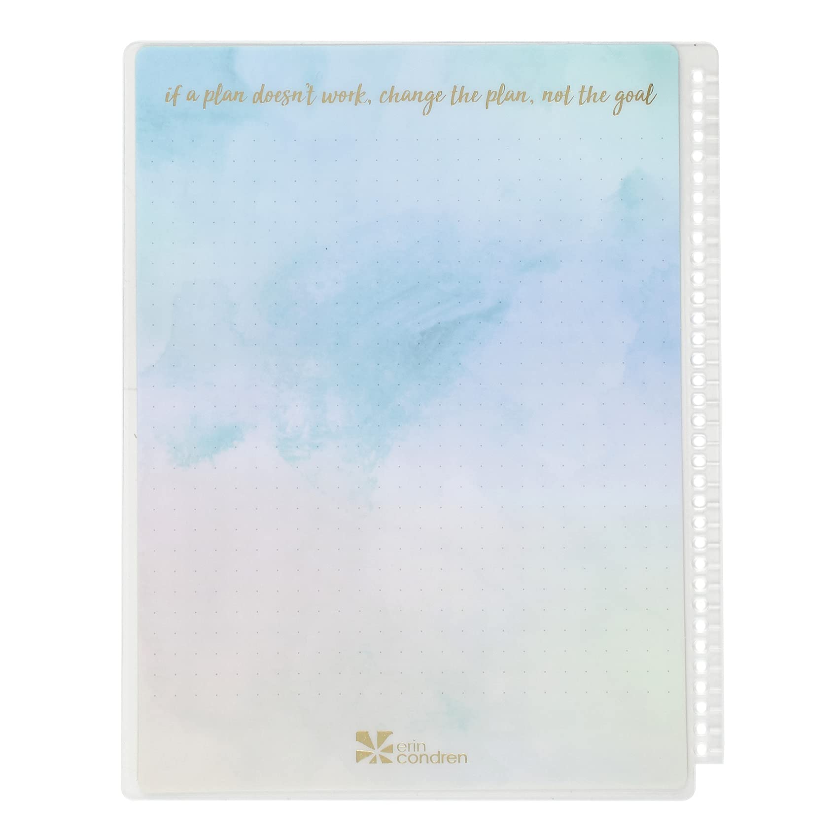 Snap-In Checklist Dashboard, Wet-Erase and Dry-Erase, Portable Dashboard You can Snap Into Your Coiled Planner, Notebooks, and Binders, Stay on Track in Style by Erin Condren