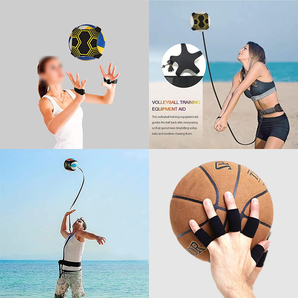 Laiiqi Solo Volleyball Training Equipment,Volleyball Training Belt for Volleyball Individual Practices Serving, Spiking and Arm Swings,Perfect for Beginners Practicing Assist Set