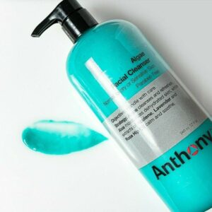 Anthony Algae Facial Cleanser, 32 Fl Oz. Contains Algae, Aloe Vera, Azulene, Lavender and Rose Hip Oil, Cleanses and Refreshes, Moisturizes and Hydrates, Calms and Soothes Your Skin.