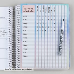 Snap-In Checklist Dashboard, Wet-Erase and Dry-Erase, Portable Dashboard You can Snap Into Your Coiled Planner, Notebooks, and Binders, Stay on Track in Style by Erin Condren