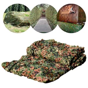 Hunting Military Camouflage Nets Woodland Army Training Camo Netting Car Covers Tent Shade Camping Sun Shelter (Black, 1.5x4M)