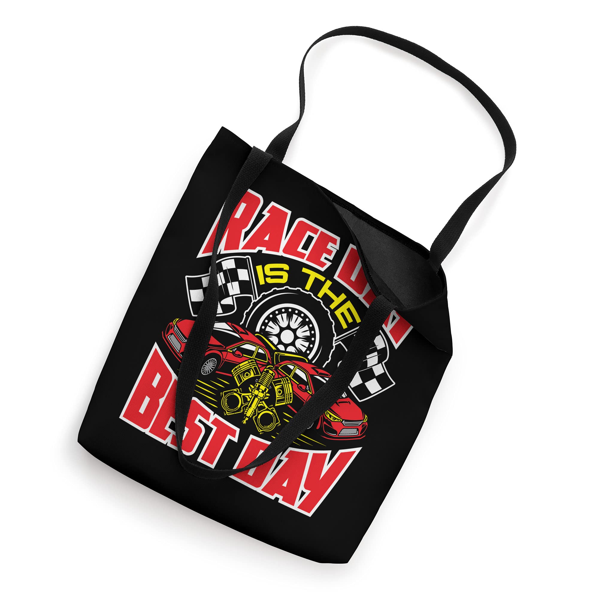 Race Day Is the Best Day Cool Stock Car Racing Tote Bag