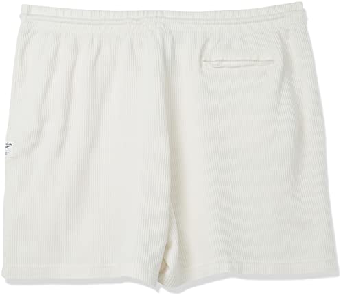 Reebok Men's Standard Shorts, Non-Dyed Off-White/Natural Dye, Medium