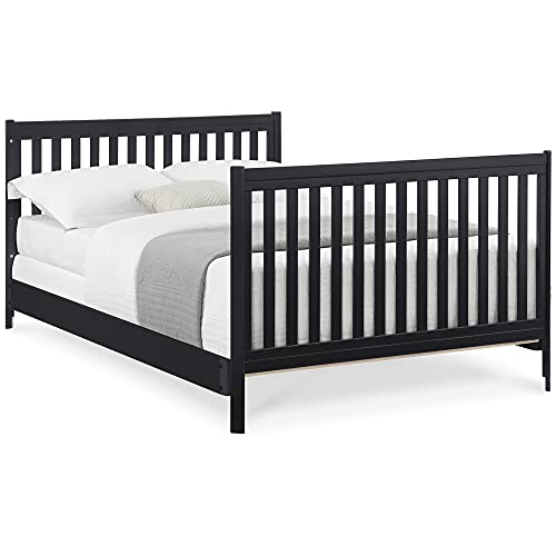 Delta Children Tribeca 4-in-1 Baby Convertible Crib, Midnight Grey