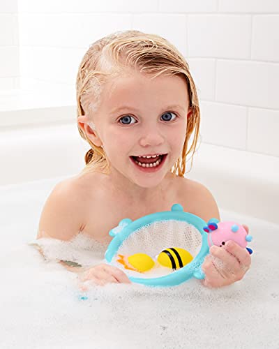 Skip Hop Baby Bath Toy, Zoo Scoop & Catch Squirties