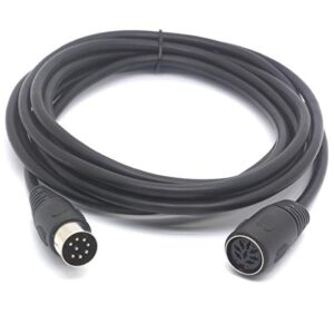 piihusw 8 pin din speaker cable extension for bang, olufsen b&o, beolab, powerlink mk2 (1.5 meter) (3 meter)