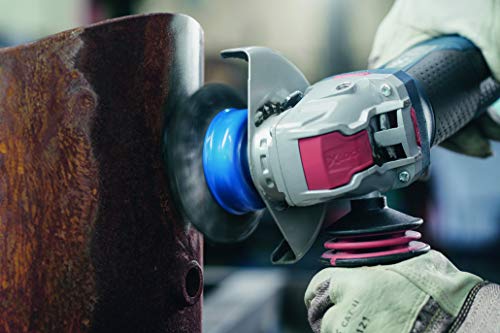 Bosch GWX10-45PE 4-1/2 In. X-LOCK Ergonomic Angle Grinder with Paddle Switch with CWX27M450 4-1/2 In. x .098 In. X-LOCK Arbor Type 27A (ISO 42) 30 Grit Metal Cutting and Grinding Abrasive Wheel