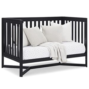 Delta Children Tribeca 4-in-1 Baby Convertible Crib, Midnight Grey