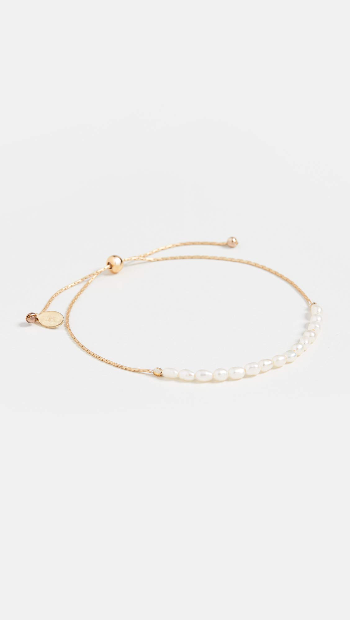 SHASHI Women's Natasha Bracelet, Pearl, Off White, Gold, One Size