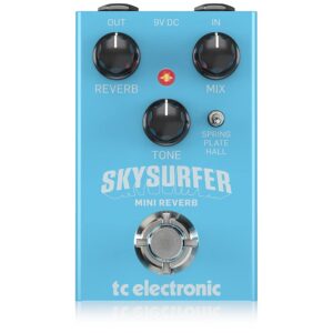 tc electronic skysurfer mini reverb studio-quality reverb with 3 award winning tc electronic algorithms, now with a compact footprint