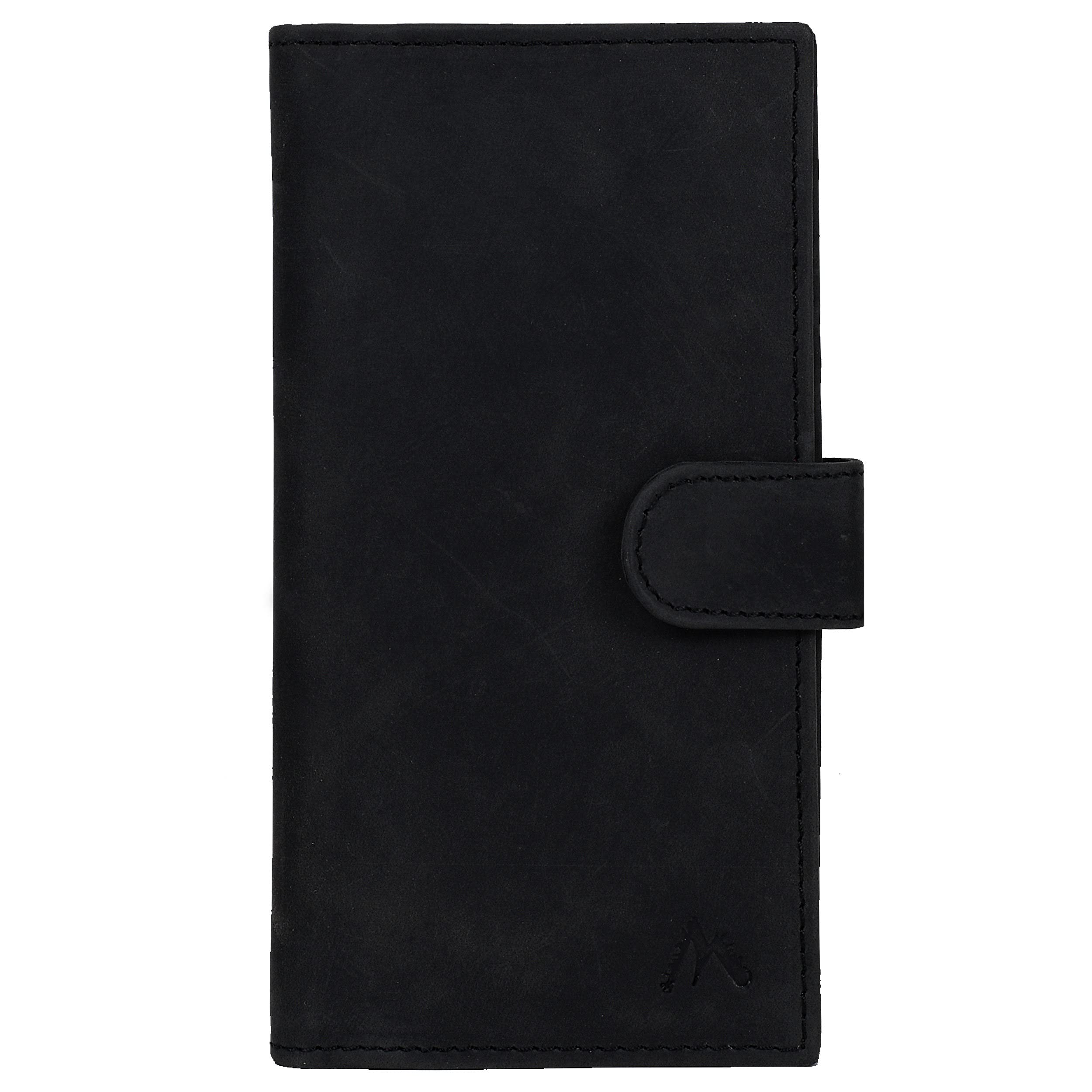 NeoMonte Handmade RFID Leather Checkbook Covers for Men and Women with 6 Credit Card & 1 ID Slot and Pen Holder