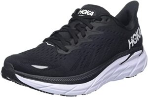 hoka one one men's running shoes, black, 10 us