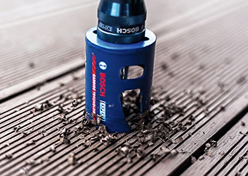 Bosch Professional 1x Expert Construction Material Hole Saw (for Softwood, Ø 68 mm, Accessories Rotary Impact Drill)