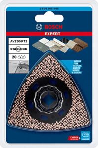 bosch professional 1x expert sanding plate avz 90 rt2 multitool blades (Ø 90 mm, grit 20, accessories multitool)