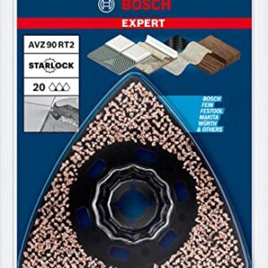 Bosch Professional 1x Expert Sanding Plate AVZ 90 RT2 Multitool Blades (Ø 90 mm, Grit 20, Accessories Multitool)