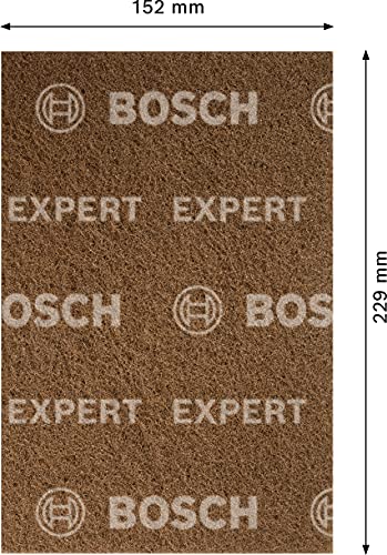 Bosch Professional 20x Expert N880 Fleece Pads (152 x 229 mm, Grade Coarse A, Accessories Hand Sanding)