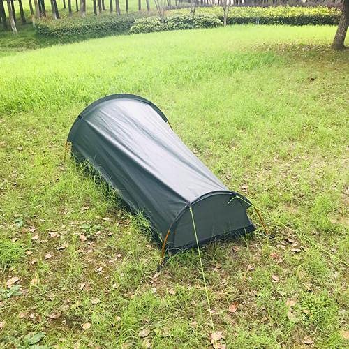 Augustusws Ultralight Bivvy Bag Tent, Compact Single Person Backpacking Larger Space Waterproof Sleeping Bag Cover Bivvy Sack for Outdoor Camping Survival