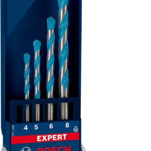 Bosch Professional 4X Expert CYL-9 MultiConstruction Drill Bit Set (for Concrete, Ø 4-8 mm, Accessories Rotary Impact Drill)