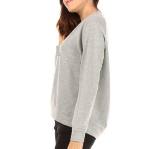 Rae Dunn Women's Studio Raglan Sweatshirt, Medium