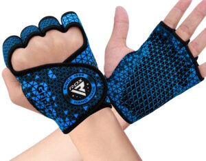 rdx weight lifting gloves grip, non slip neoprene ventilated gym barehand gripper, silicon palm protection, powerlifting fitness strength training bodybuilding, chin pull ups bar calisthenics workout