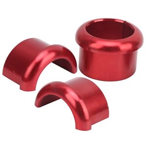 SPYMINNPOO Bike Handlebar Shim Adapter, 25.4mm to 31.8mm Handlebar Shim Spacer Reducer Adapter for Road Bike(red)