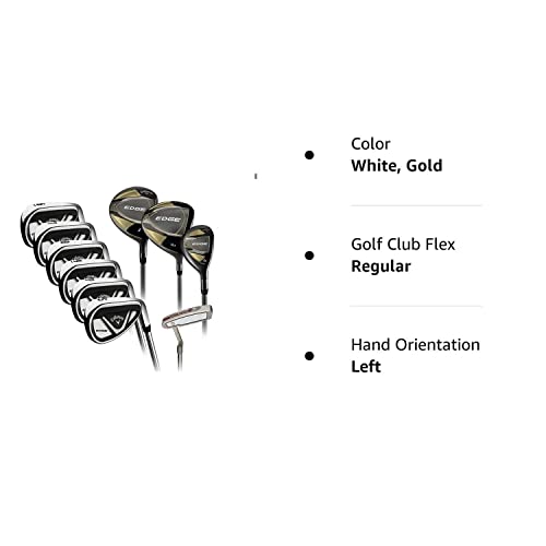 Callaway Edge 10-Piece Golf Club Set, Left Handed