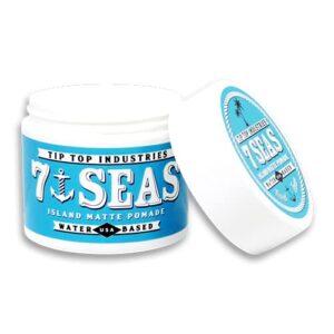 tip top 7seas island matte pomade - medium hold matte finish - pina colada scent 4.25oz