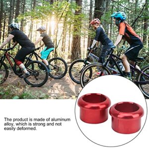 SPYMINNPOO Bike Handlebar Shim Adapter, 25.4mm to 31.8mm Handlebar Shim Spacer Reducer Adapter for Road Bike(red)