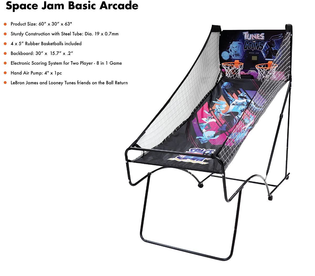 Space Jam A New Legacy Basketball Basic Arcade Basketball Home Electronic Scoring Game Small