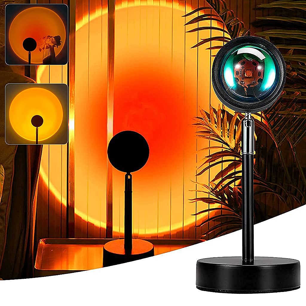 osome Sunset Lamp Projector for Room,LED Night Light with Remote Control 16 Colors,Photography/Selfie/Home/Living Room/Bedroom Decor,Romantic Visual Projection Lamp