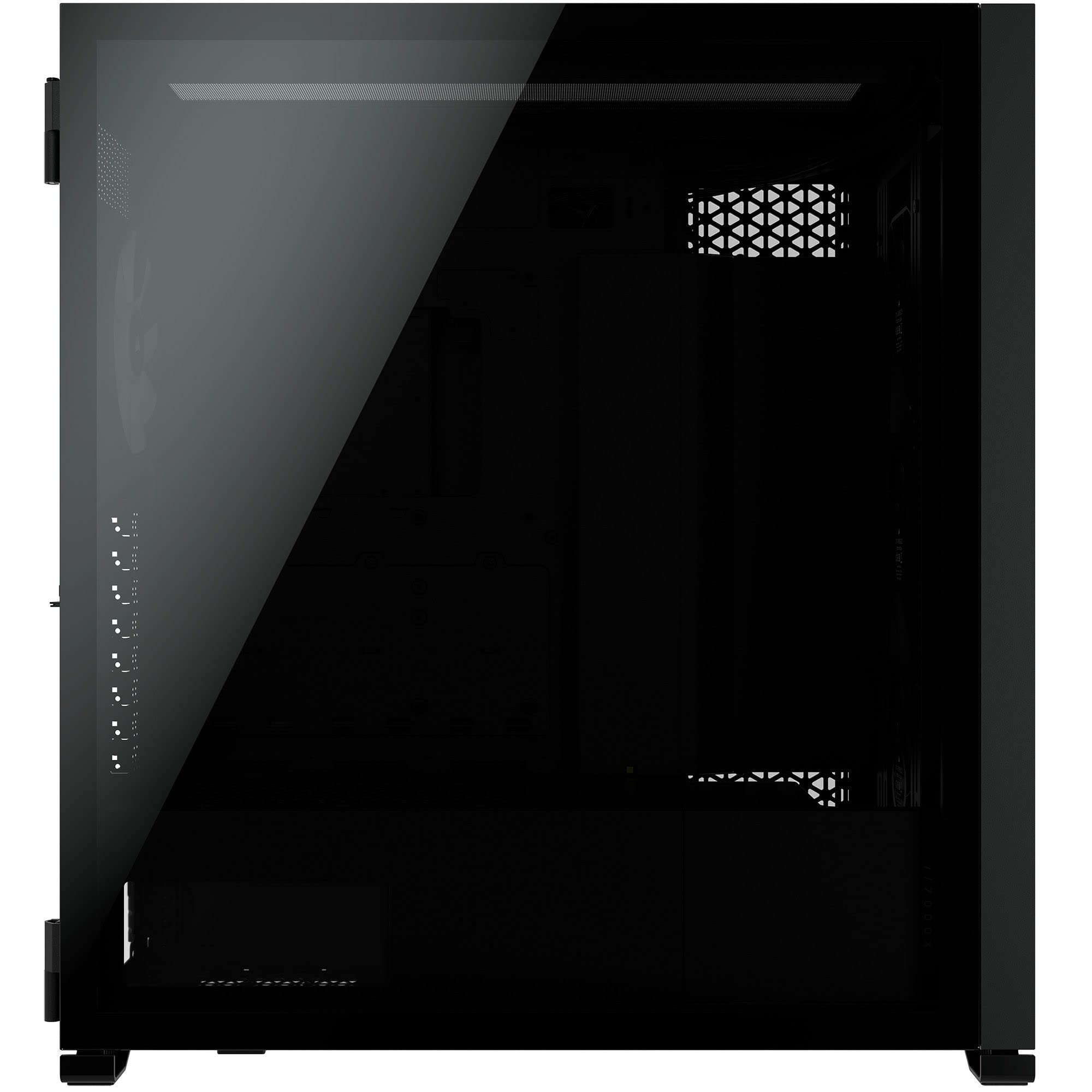 CORSAIR iCUE 7000X RGB Full-Tower ATX PC Case – Three Tempered Glass Panels – Spacious Interior – Easy Cable Management – 4x CORSAIR SP140 RGB ELITE Fans Included – Black