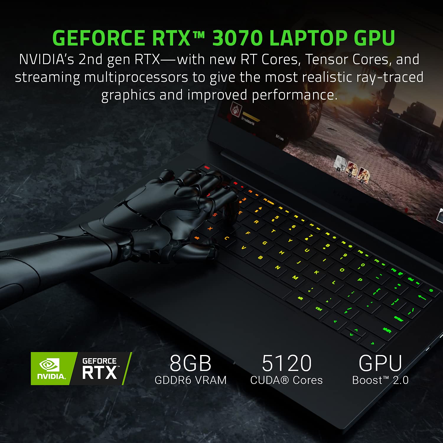 Razer Blade 14 Gaming Laptop: AMD Ryzen 9 5900HX 8 Core, NVIDIA GeForce RTX 3070, 14" QHD 165Hz, 16GB RAM, 1TB SSD - CNC Aluminum - Chroma RGB - THX Spatial Audio - Vapor Chamber Cooling