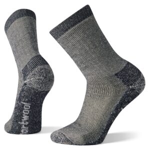 smartwool hike classic edition extra cushion crew socks, 1 pack, navy, large