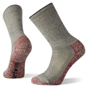 smartwool sw013300003l mountaineer classic edition maximum cushion crew socks charcoal l