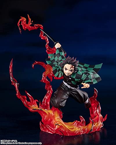 TAMASHII NATIONS - Demon Slayer: Kimetsu no Yaiba - Tanjiro Kamado Total Concentration Breathing, Bandai Spirits FiguartsZERO Collectible Statue