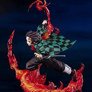 TAMASHII NATIONS - Demon Slayer: Kimetsu no Yaiba - Tanjiro Kamado Total Concentration Breathing, Bandai Spirits FiguartsZERO Collectible Statue