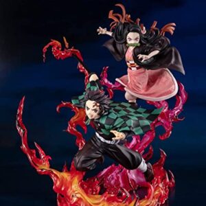 TAMASHII NATIONS - Demon Slayer: Kimetsu no Yaiba - Tanjiro Kamado Total Concentration Breathing, Bandai Spirits FiguartsZERO Collectible Statue