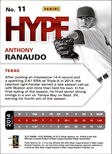 2015 Elite Hype #11 Anthony Ranaudo RC