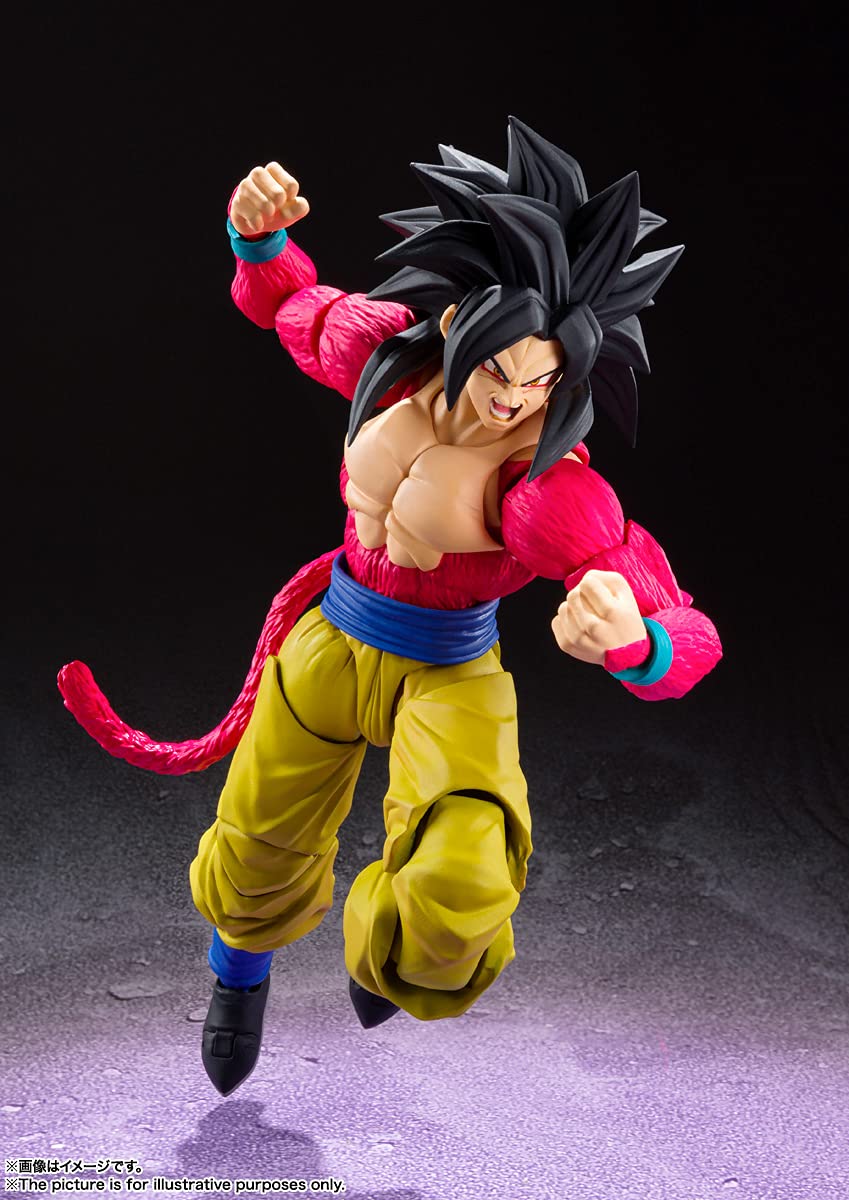 TAMASHII NATIONS - Dragon Ball GT - Super Saiyan 4 Son Goku, Bandai Spirits S.H.Figuarts Action Figure