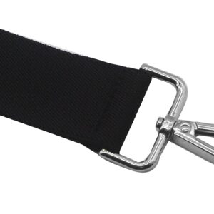 Cedrainy Suspenders For Men 1.4 Inch X Back Wide Suspender Heavy Duty Swivel Belt Loops With 4 Snap Hooks(Black)