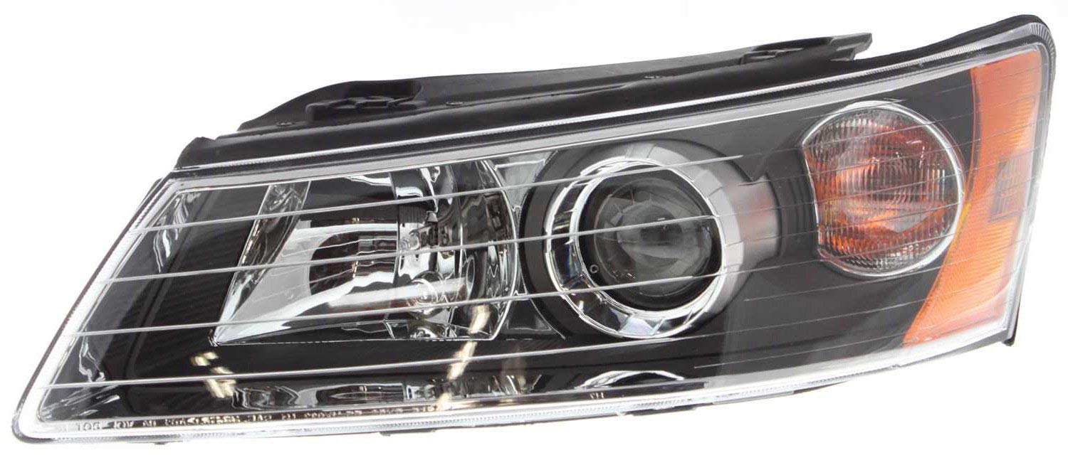 Garage-Pro Headlight Compatible with 2006 2007 2008 Hyundai Sonata Assembly With Bulb Set Driver and Passenger Side