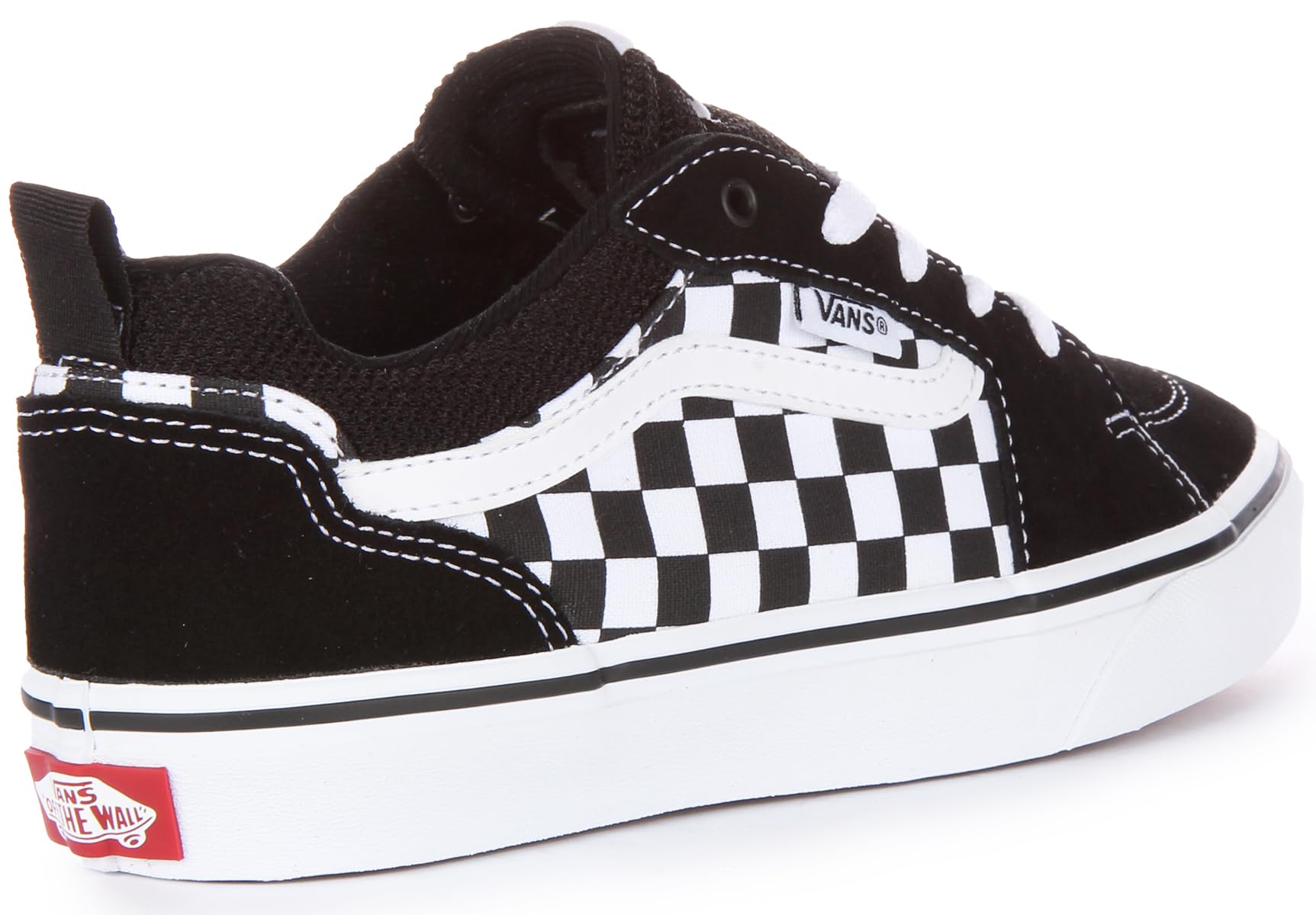 Vans YT Filmore Sneaker, Checkerboard Black White, 4 US Unisex Big Kid