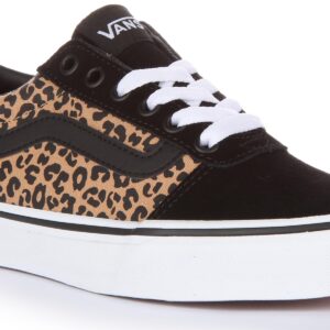 Vans Women's Ward Trainers, Cheetah Black White, 8