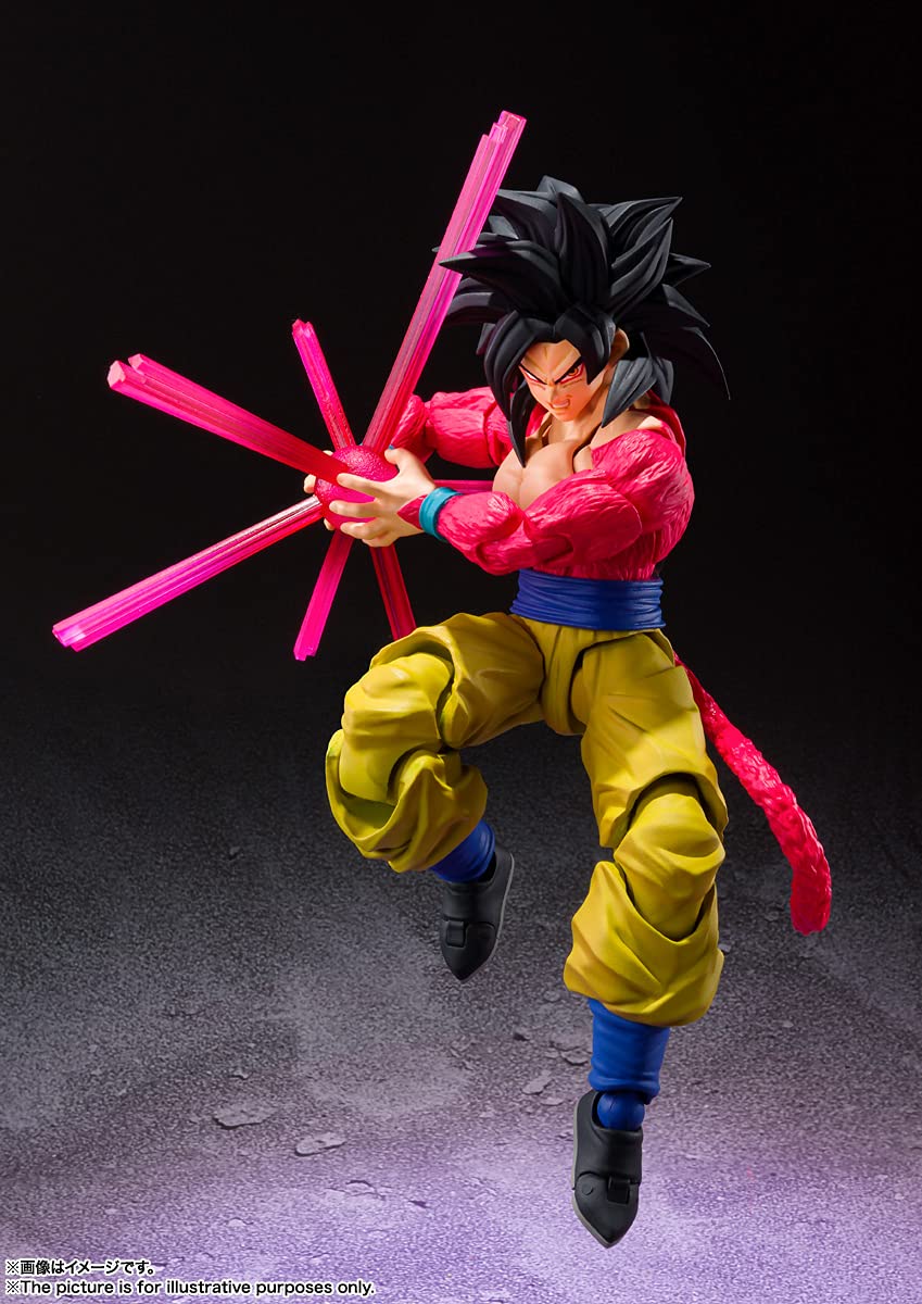 TAMASHII NATIONS - Dragon Ball GT - Super Saiyan 4 Son Goku, Bandai Spirits S.H.Figuarts Action Figure