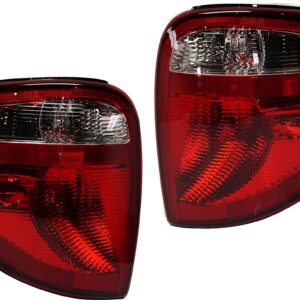 Garage-Pro Tail Light Compatible with 2004-2007 Dodge Grand Caravan, Fits 2004-2007 Chrysler Town & Country, Fits 2004-2007 Dodge Caravan SET Driver and Passenger Side