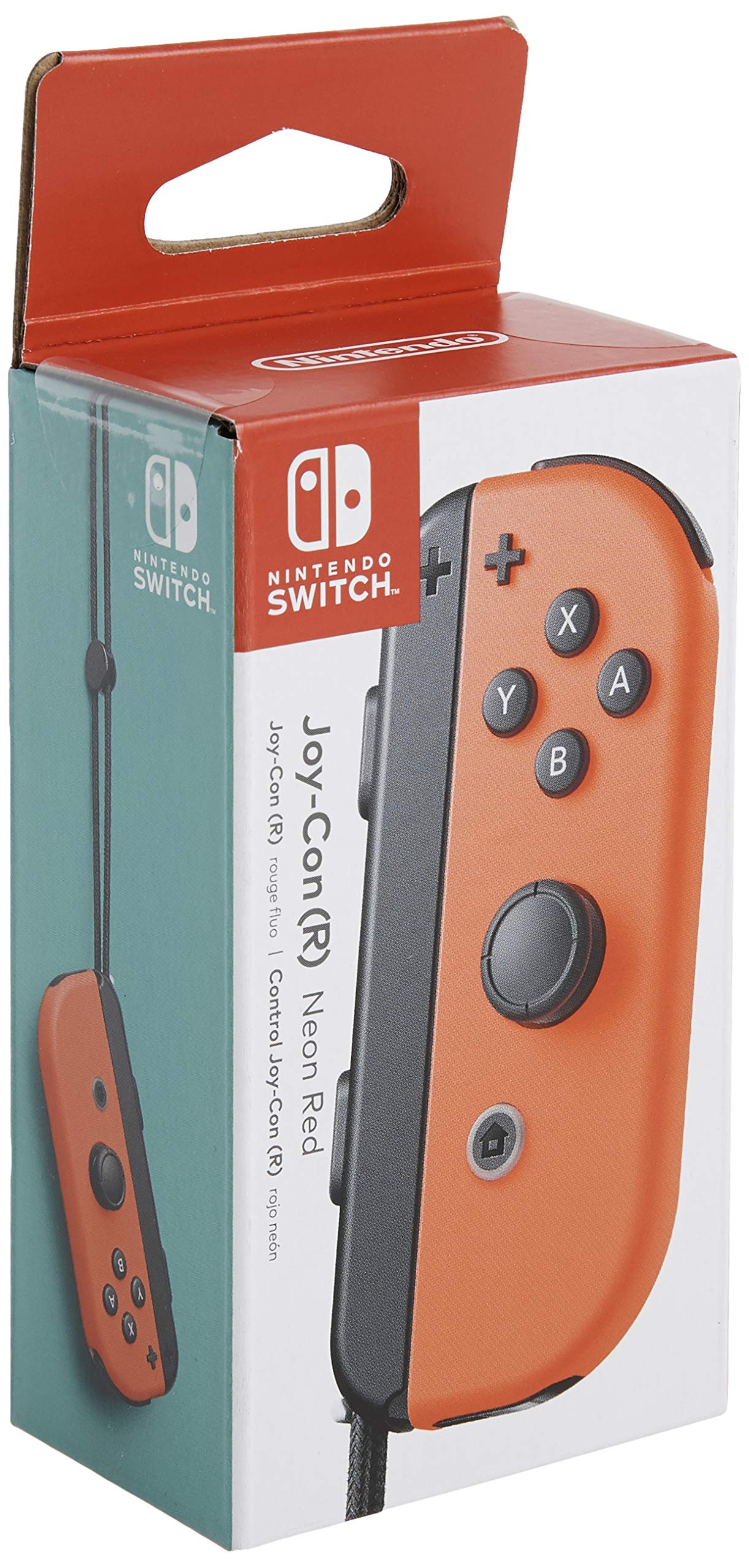 Nintendo Joy-Con (R) - Neon Red - Nintendo Switch (Renewed)