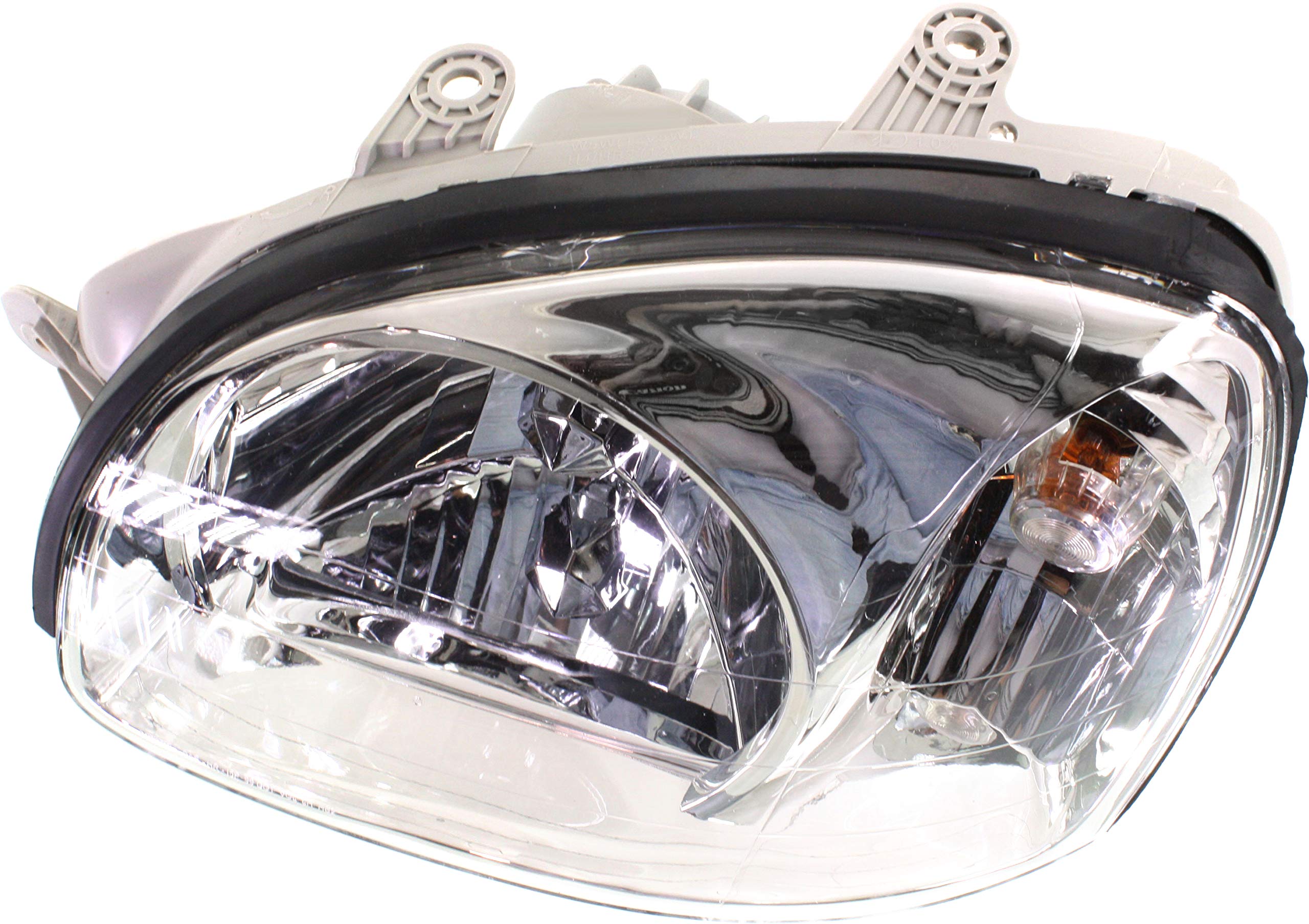 Garage-Pro Headlight Set Compatible with 2003-2006 Hyundai Santa Fe, Driver and Passenger Side, with Bulbs, Halogen, Production Date From July 14 2003