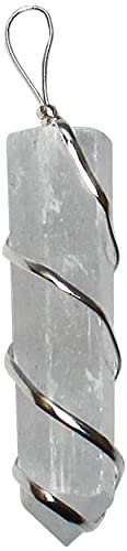 Arts Of India Raw Selenite Crystal Pendant Necklace Pack of 2