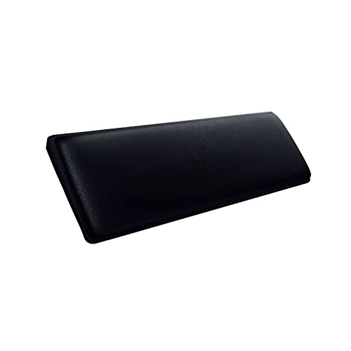 Razer Ergonomic Wrist Rest for Mini Keyboards: Plush Leatherette Memory Foam Cushion - Anti-Slip Rubber Feet