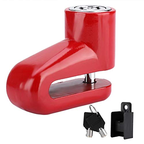 Brake Lock, Convenient Disc Lock, for Motorcycle Bike(red)